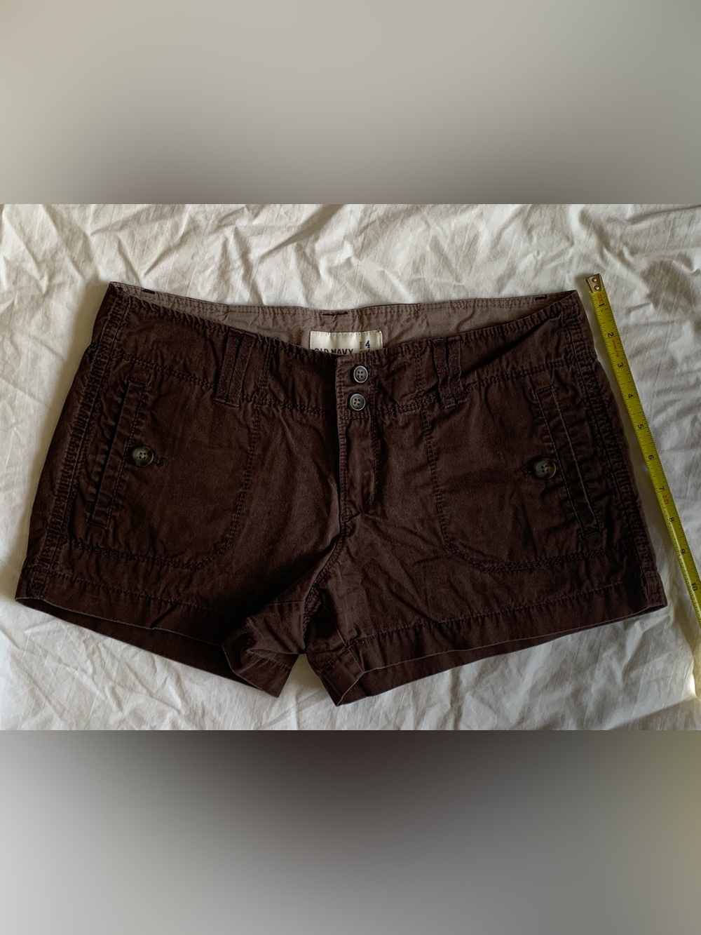Old Navy - Classic Women's Cotton Blend Shorts - Dark Brown